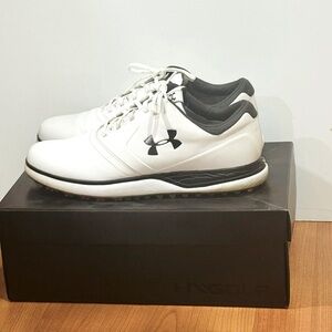 GOLF - Under Armour White and Black Athletic Shoes
- Like New